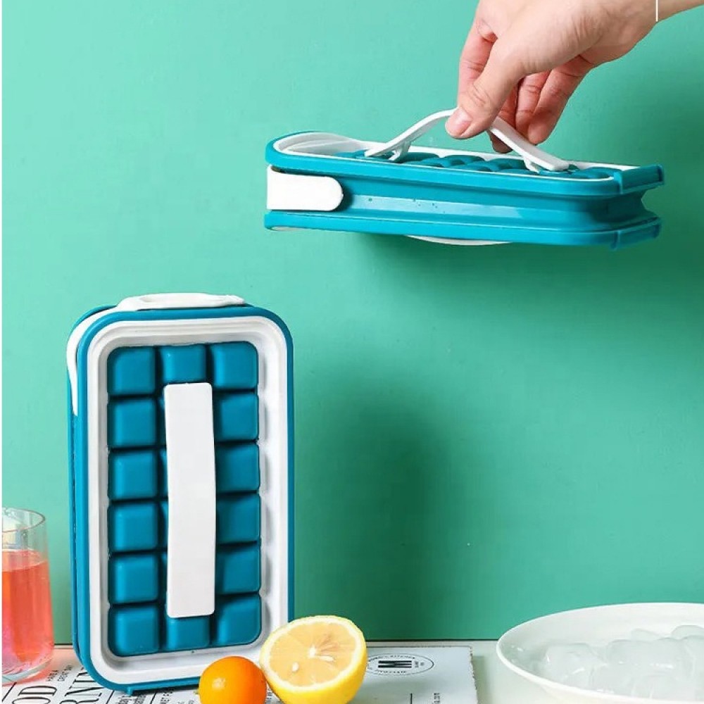 Eiswürfelformen Eis Ball Maker mit Deckel Eis Flasche zum Formen von Eiswürfel
