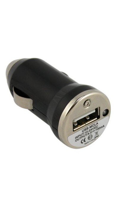 Auto / Car Zigarettenanzünder Lade-Adapter - USB-A Smartphone / Tablet - Schwarz