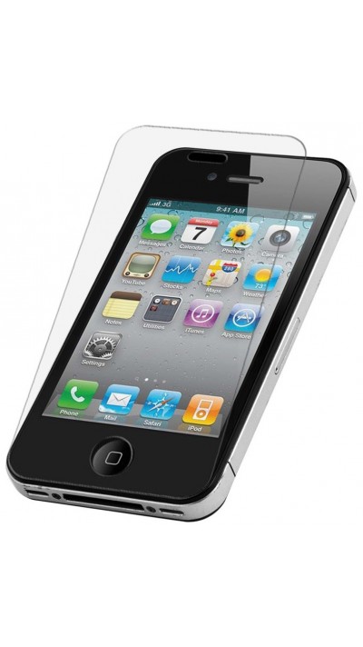 Tempered Glass iPhone 4/4s - Schutzglas Display Schutzfolie Panzer Glas