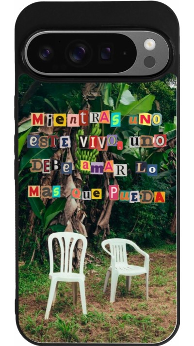 Coque Google Pixel 9 Pro XL - Silicone rigide noir Chairs DTMF