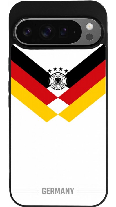 Google Pixel 9 Pro XL Case Hülle - Silikon schwarz Deutschland 2026 personalisierbares Fussballtrikot
