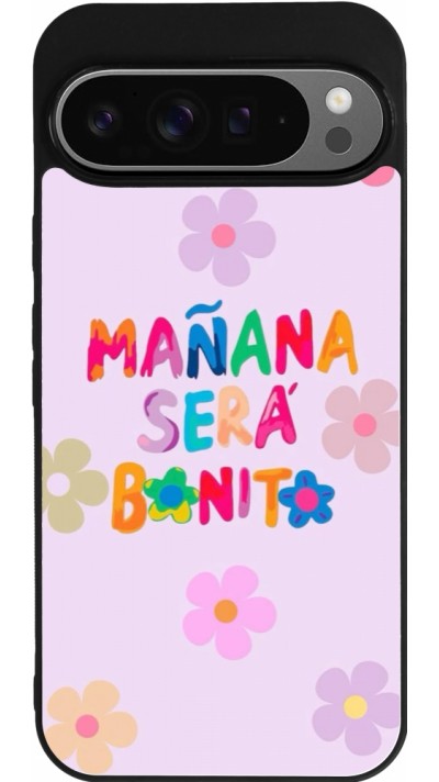 Coque Google Pixel 9 Pro XL - Silicone rigide noir Karol G Manana sera bonito