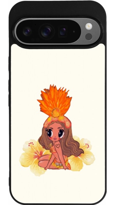 Coque Google Pixel 9 Pro XL - Silicone rigide noir Karol G Tropicoqueta