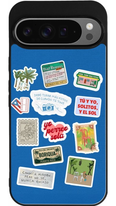 Coque Google Pixel 9 Pro XL - Silicone rigide noir Seals of the Dominican Republic DTMF