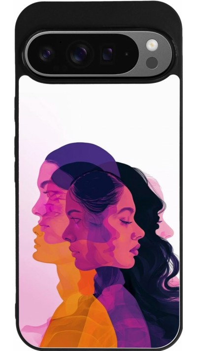 Google Pixel 9 Pro XL Case Hülle - Silikon schwarz Womens day 2026 10