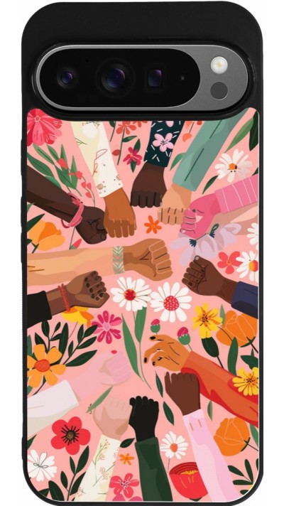 Google Pixel 9 Pro XL Case Hülle - Silikon schwarz Womens day 2026 8