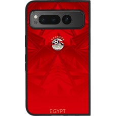 Google Pixel Fold Case Hülle - Silikon schwarz Ägypten 2026 personalisierbares Fussballtrikot
