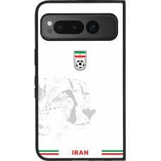 Google Pixel Fold Case Hülle - Silikon schwarz Iran 2026 personalisierbares Fussballtrikot