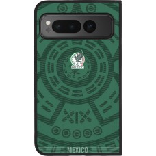 Google Pixel Fold Case Hülle - Silikon schwarz Mexiko 2026 personalisierbares Fussballtrikot