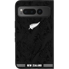 Google Pixel Fold Case Hülle - Silikon schwarz Neuseeland 2026 personalisierbares Fussballtrikot