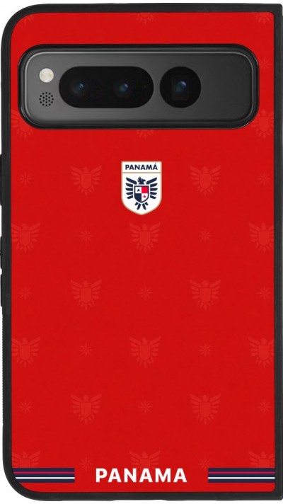 Google Pixel Fold Case Hülle - Silikon schwarz Panama 2026 personalisierbares Fussballtrikot