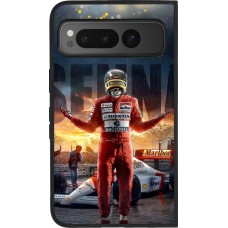 Coque Google Pixel Fold - Silicone rigide noir Senna The King of Rain