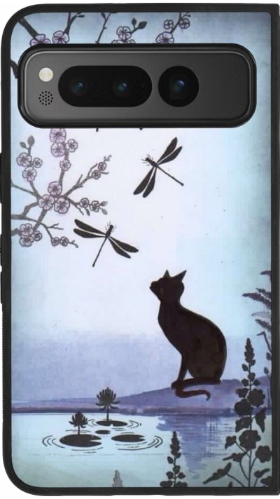 Google Pixel Fold Case Hülle - Silikon schwarz Spring 19 12