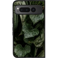 Coque Google Pixel Fold - Silicone rigide noir Spring 23 fresh plants