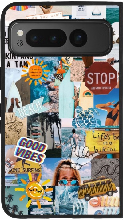 Google Pixel Fold Case Hülle - Silikon schwarz Summer 2021 15