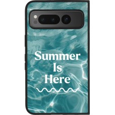 Coque Google Pixel Fold - Silicone rigide noir Summer 2025 Summer is here