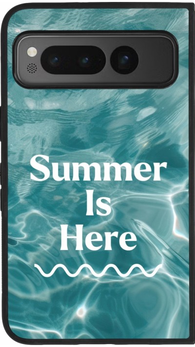 Google Pixel Fold Case Hülle - Silikon schwarz Summer 2025 Summer is here