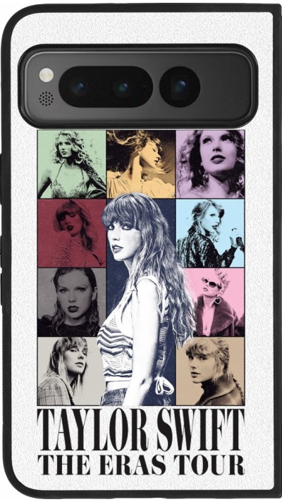 Google Pixel Fold Case Hülle - Silikon schwarz Taylor Swift The Eras Tour