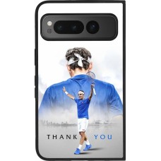 Coque Google Pixel Fold - Silicone rigide noir Thank you Roger