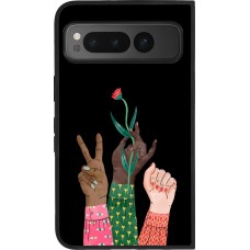 Google Pixel Fold Case Hülle - Silikon schwarz Womens day 2026 2
