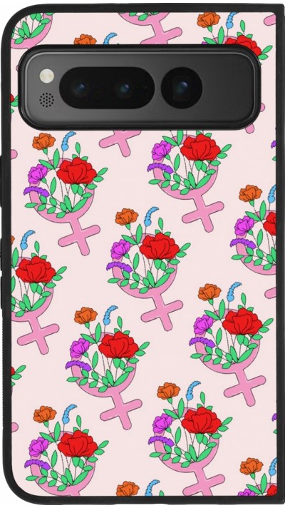 Google Pixel Fold Case Hülle - Silikon schwarz Womens day 2026 7