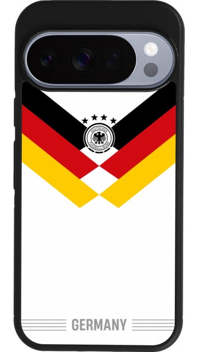 Google Pixel 10 / Pixel 10 Pro Case Hülle - Silikon schwarz Deutschland 2026 personalisierbares Fussballtrikot