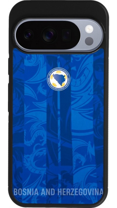 Google Pixel 10 / Pixel 10 Pro Case Hülle - Silikon schwarz Bosnien und Herzegowina 2026 personalisierbares Fussballtrikot