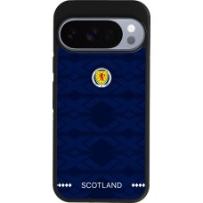 Google Pixel 10 / Pixel 10 Pro Case Hülle - Silikon schwarz Schottland 2026 personalisierbares Fussballtrikot