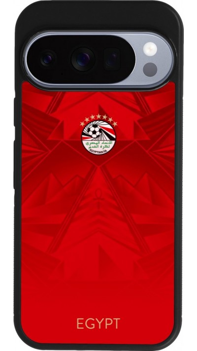 Google Pixel 10 / Pixel 10 Pro Case Hülle - Silikon schwarz Ägypten 2026 personalisierbares Fussballtrikot