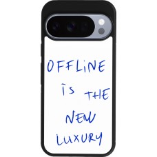 Coque Google Pixel 10 / Pixel 10 Pro - Silicone rigide noir Offline is the new luxury