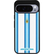 Google Pixel 10 Pro XL Case Hülle - Silikon schwarz Argentinien 2026 personalisierbares Fussballtrikot