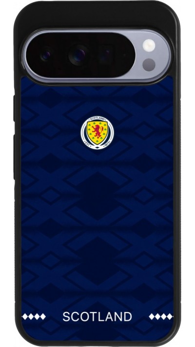Coque Google Pixel 10 Pro XL - Silicone rigide noir Maillot de football Ecosse 2026 personnalisable