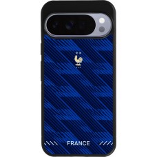 Google Pixel 10 Pro XL Case Hülle - Silikon schwarz Frankreich 2026 personalisierbares Fussballtrikot