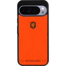 Google Pixel 10 Pro XL Case Hülle - Silikon schwarz Niederlande 2026 personalisierbares Fussballtrikot