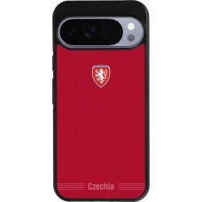 Google Pixel 10 Pro XL Case Hülle - Silikon schwarz Tschechische Republik 2026 personalisierbares Fussballtrikot