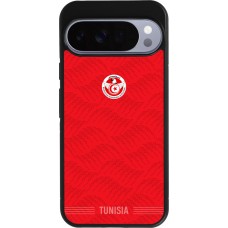 Google Pixel 10 Pro XL Case Hülle - Silikon schwarz Tunesien 2026 personalisierbares Fussballtrikot