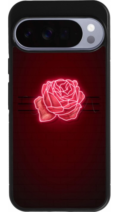 Google Pixel 10 Pro XL Case Hülle - Silikon schwarz Spring 23 neon rose