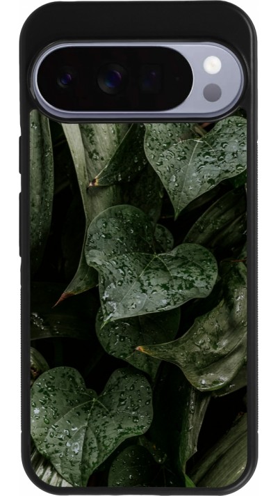 Google Pixel 10 Pro XL Case Hülle - Silikon schwarz Spring 23 fresh plants
