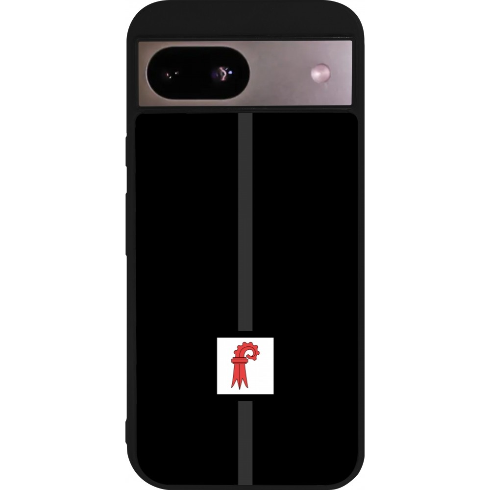 Google Pixel 8a Case Hülle - Silikon schwarz Kanton BL schwarz