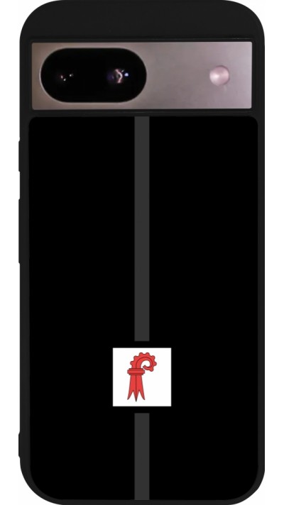 Google Pixel 8a Case Hülle - Silikon schwarz Kanton BL schwarz