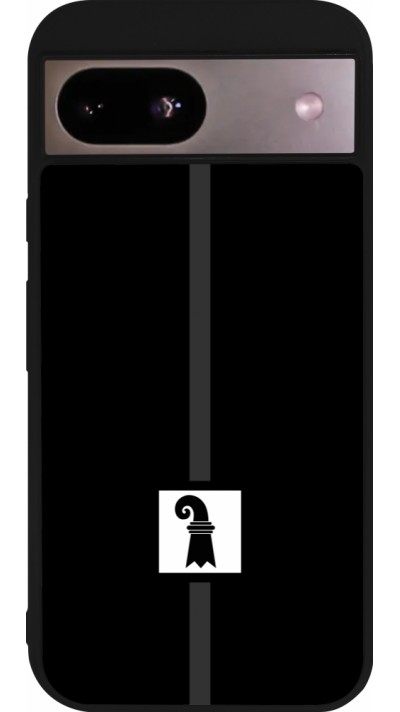Google Pixel 8a Case Hülle - Silikon schwarz Kanton BS schwarz