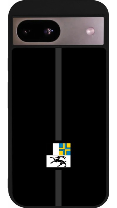 Google Pixel 8a Case Hülle - Silikon schwarz Kanton GR schwarz