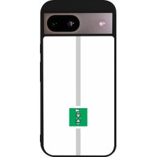 Google Pixel 8a Case Hülle - Silikon schwarz Kanton SG weiss