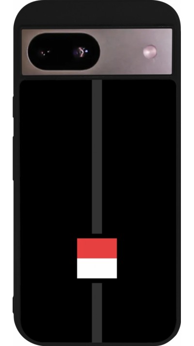 Google Pixel 8a Case Hülle - Silikon schwarz Kanton SO schwarz