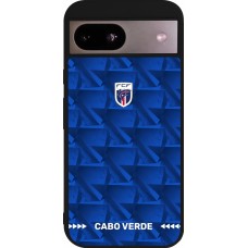 Google Pixel 8a Case Hülle - Silikon schwarz Kap Verde 2026 personalisierbares Fussballtrikot