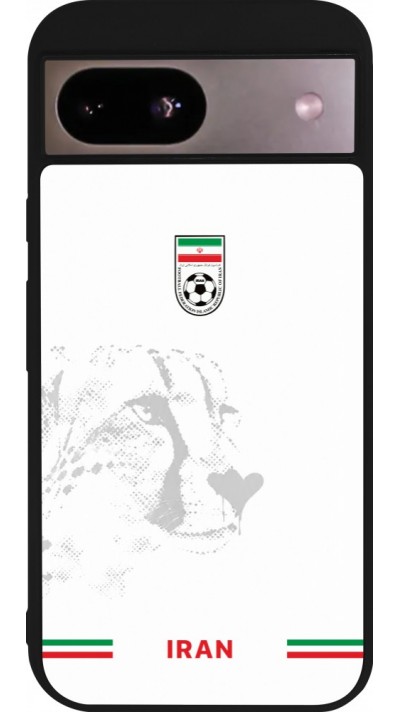 Google Pixel 8a Case Hülle - Silikon schwarz Iran 2026 personalisierbares Fussballtrikot