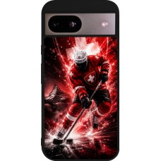 Google Pixel 8a Case Hülle - Silikon schwarz Hockey World Championship Player