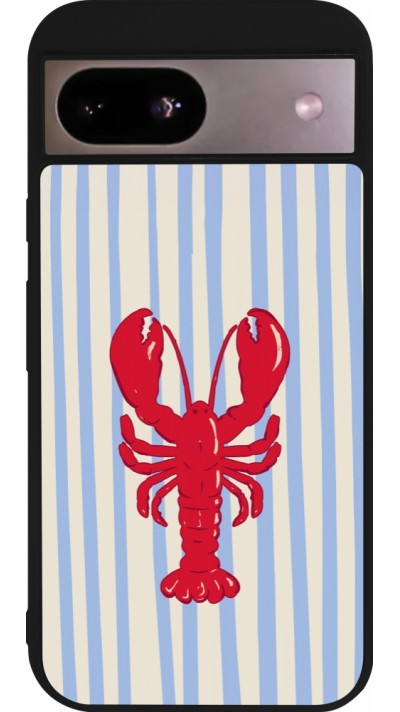 Google Pixel 8a Case Hülle - Silikon schwarz Red lobster 2026