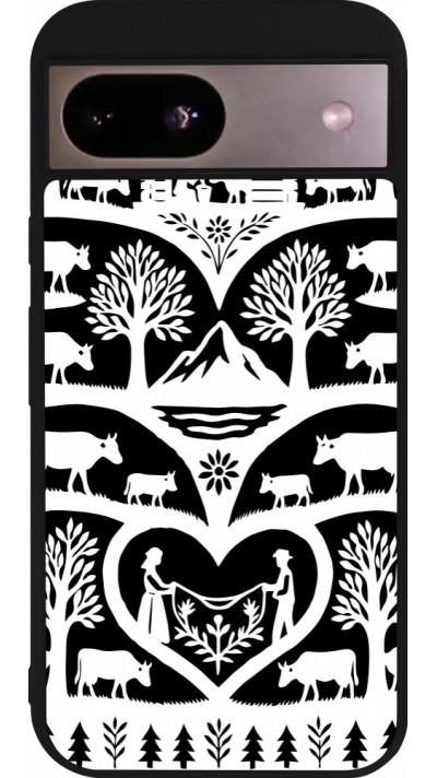 Google Pixel 8a Case Hülle - Silikon schwarz Poya Schweiz 2 schwarz