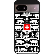 Google Pixel 8a Case Hülle - Silikon schwarz Poya Schweiz 3 schwarz